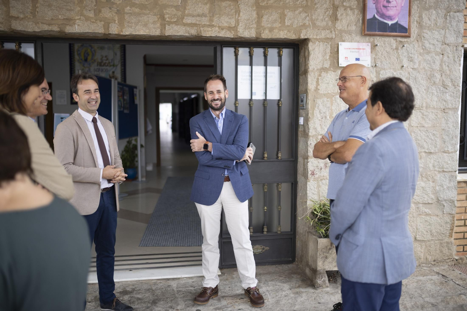 Imágenes del desayuno en el colegio Salesianos en el marco del proyecto de la Fundación Prenauta por el chef  Xanty Elías