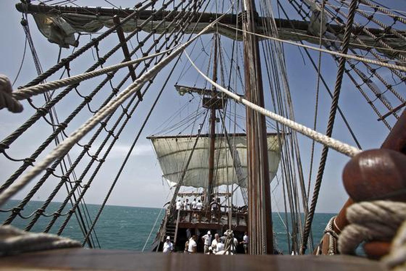 El galeón La Pepa inicia su travesía. 

Fotos: /Jesús Marín