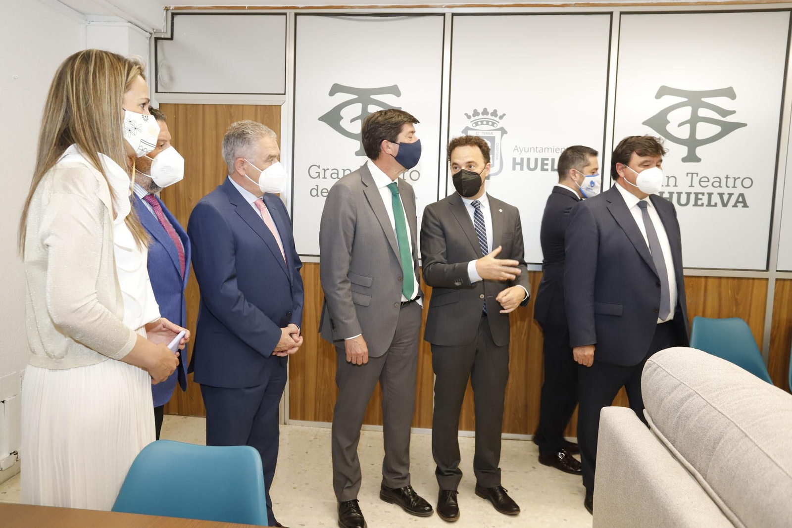 Imágenes la inauguración de la remodelación del Gran Teatro de Huelva