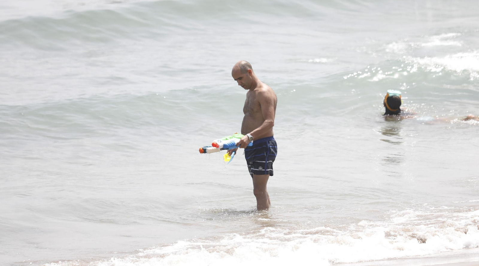 Fotos de un sábado en la playa de Getares de Algeciras