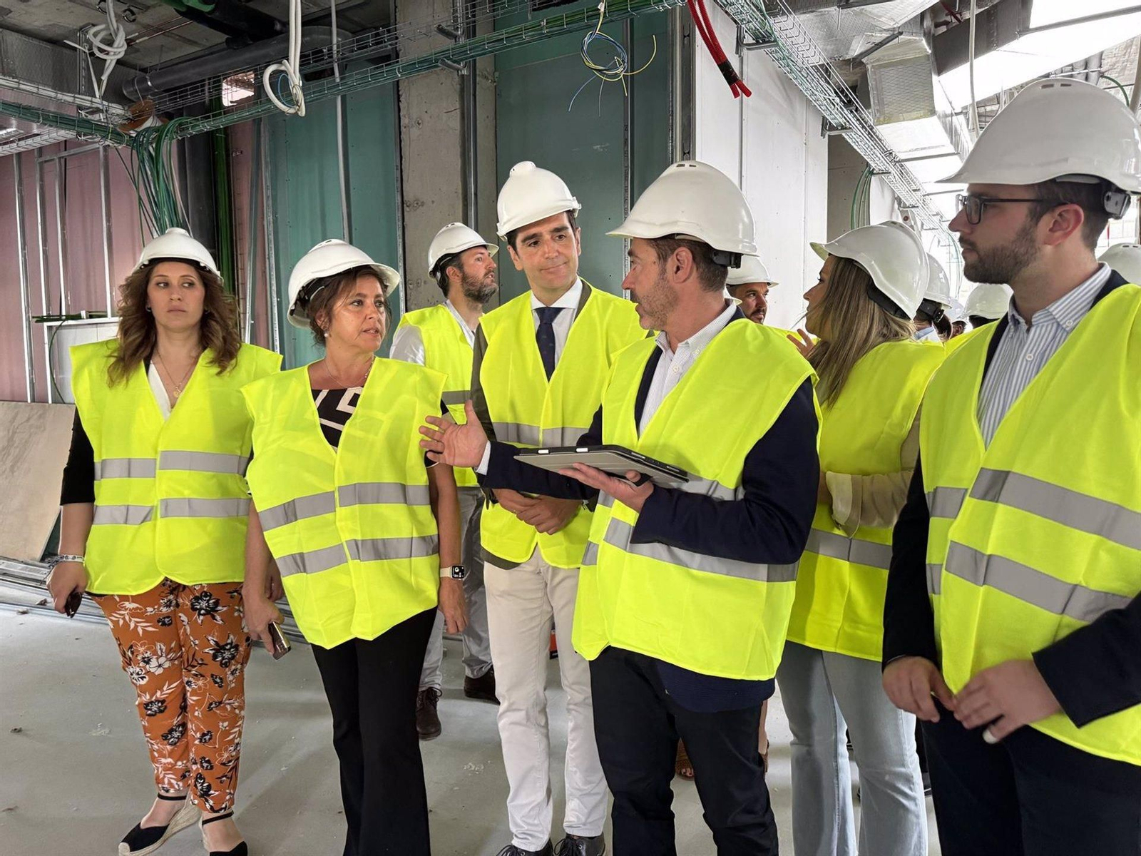 Visita de la consejera Catalina García a las obras.