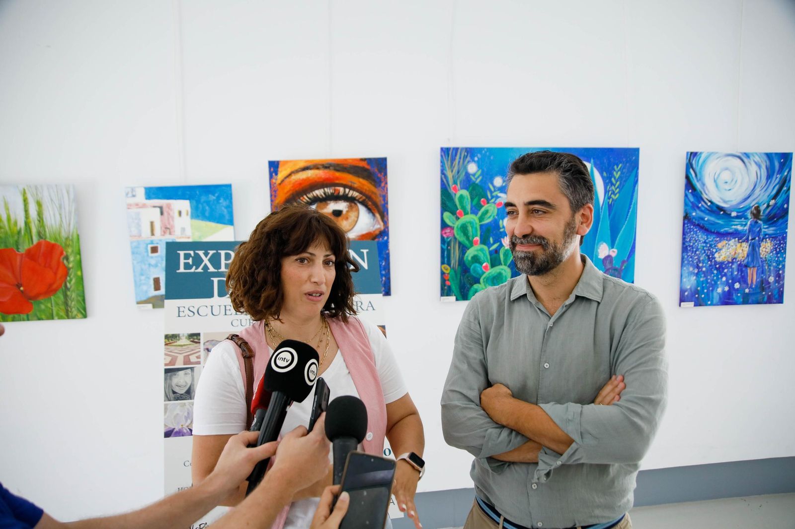 Exposición Arte Pintura de la sala Jairán, en imágenes