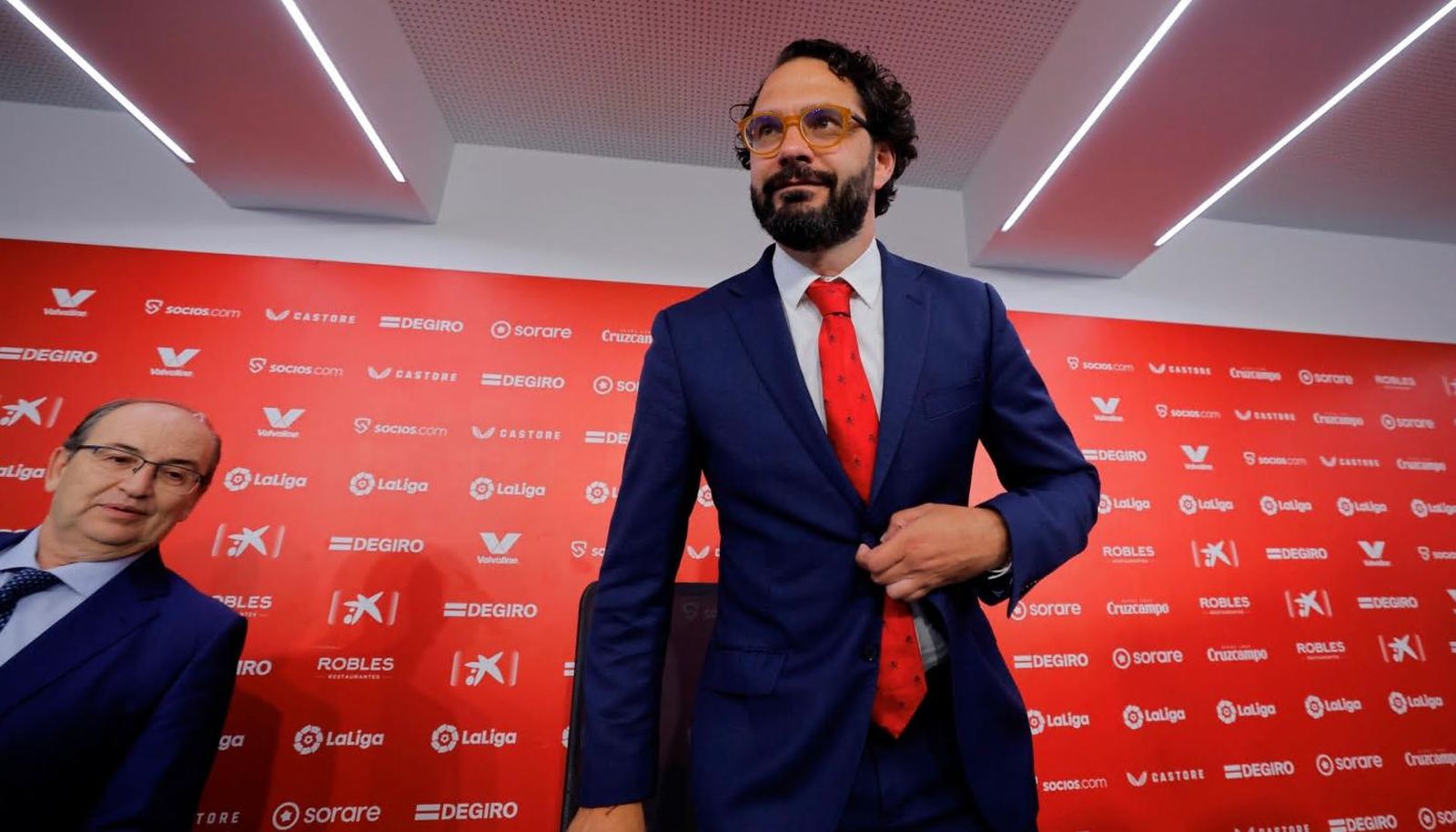 Orta , en su presentación junto a Castro.