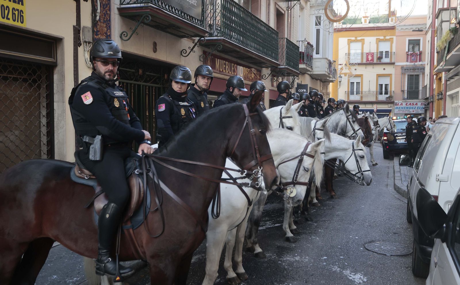 La Unidad de Caballería es una de las especialidades del Cuerpo Nacional de Policía.