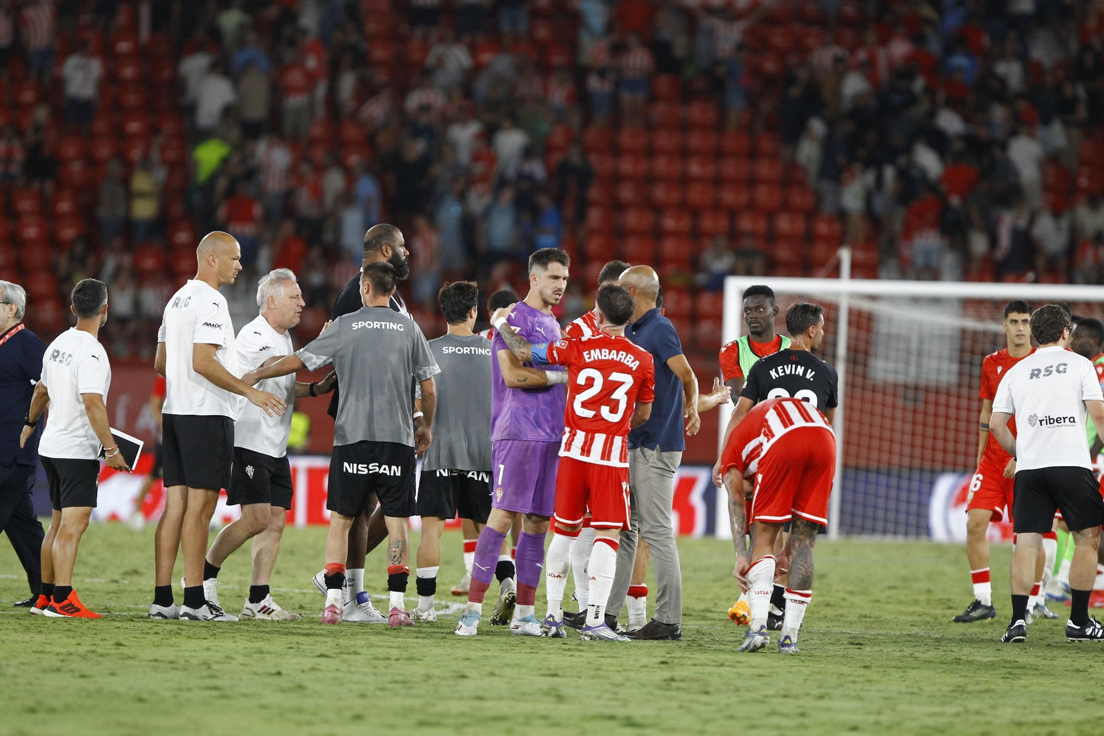 Las fotos del partido U.D. Almería-Sporting de Gijón