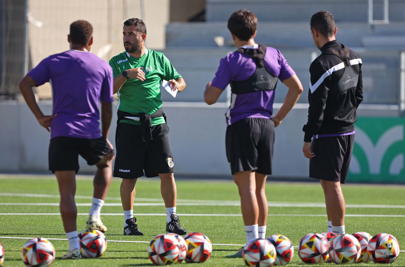 Fotos del entrenamiento de la Balona