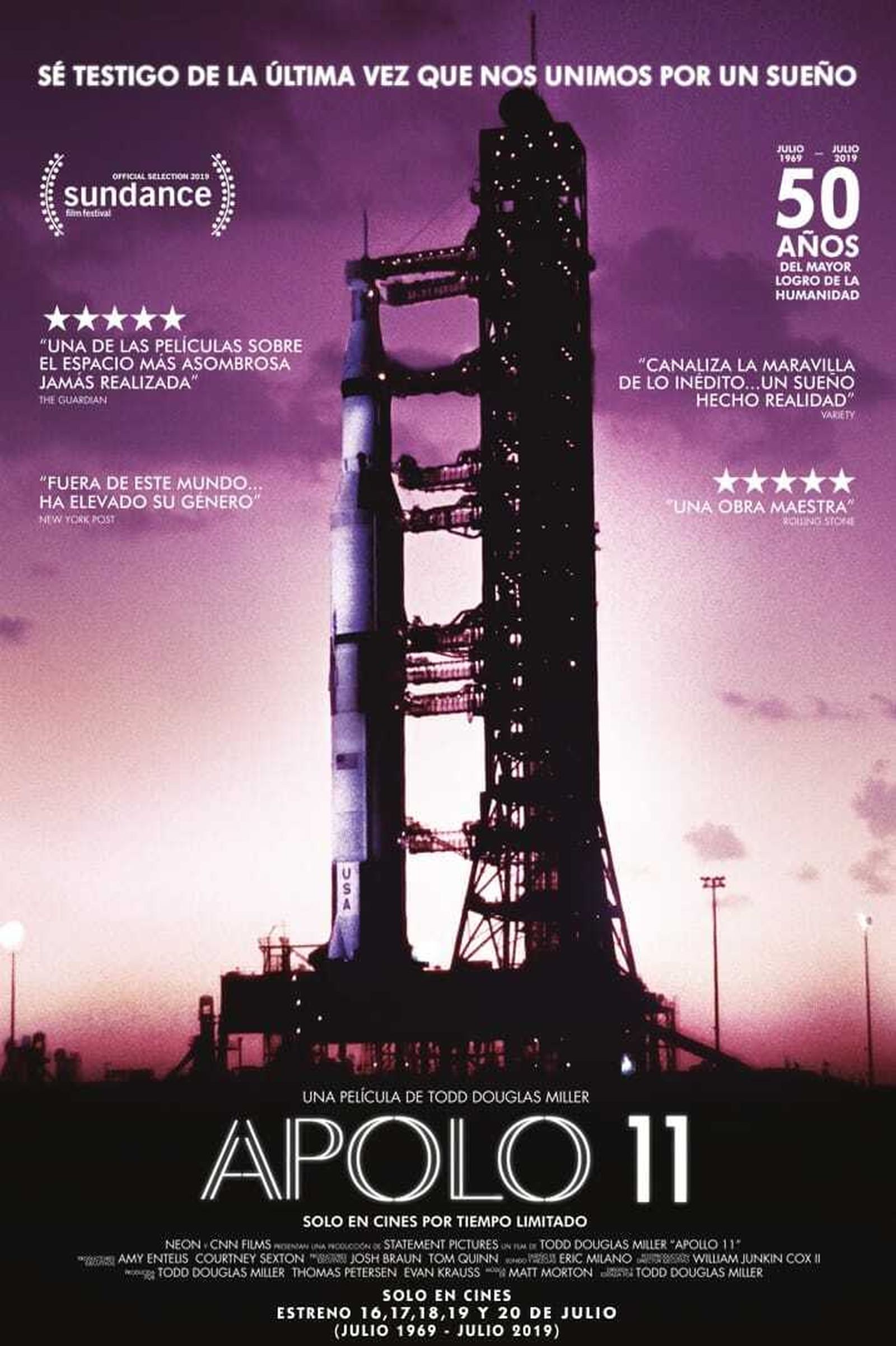 Cartel del documental 'Apolo 11'