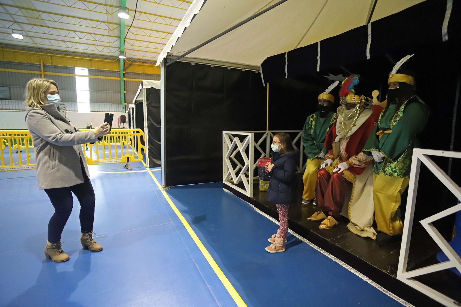 Recepción a los Reyes Magos, el pasado año.