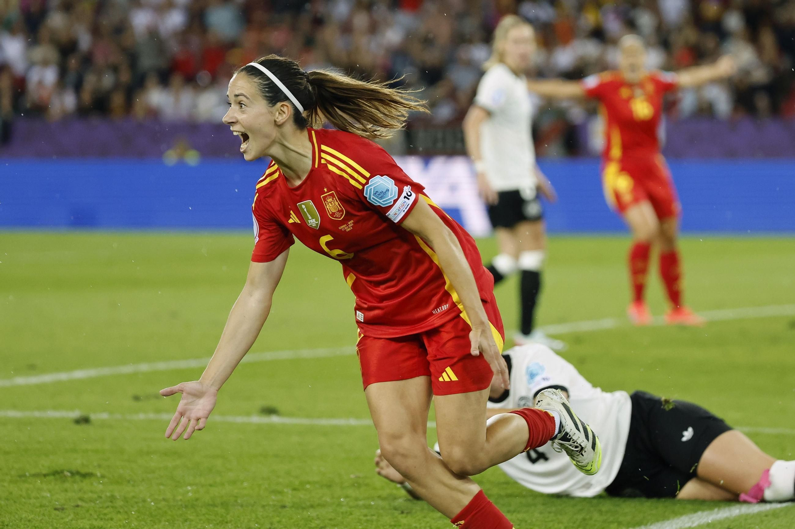 Las mejores imágenes del pase a la final de España ante Alemania en la Eurocopa femenina