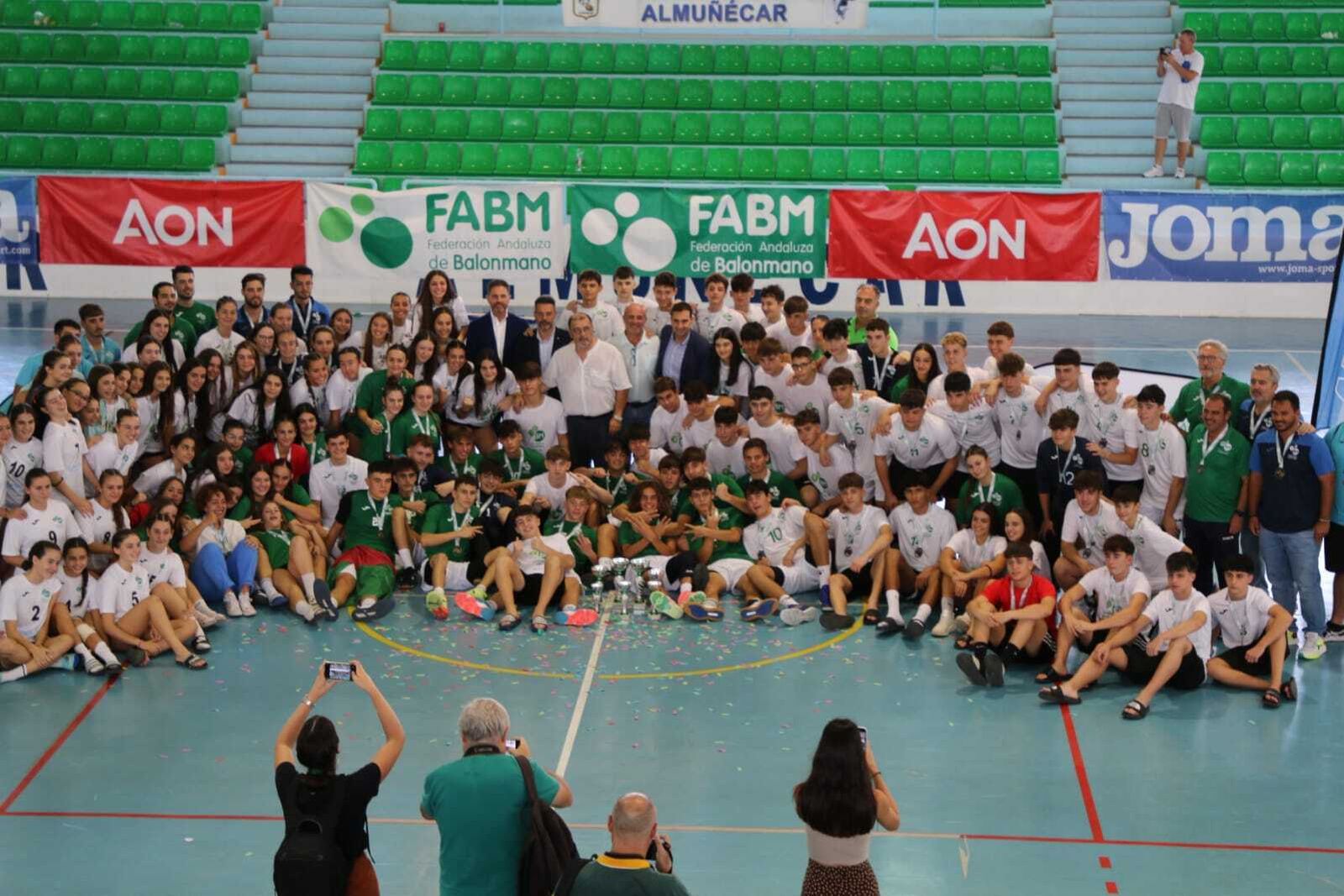 La entrega de trofeos del Andaluz cadete