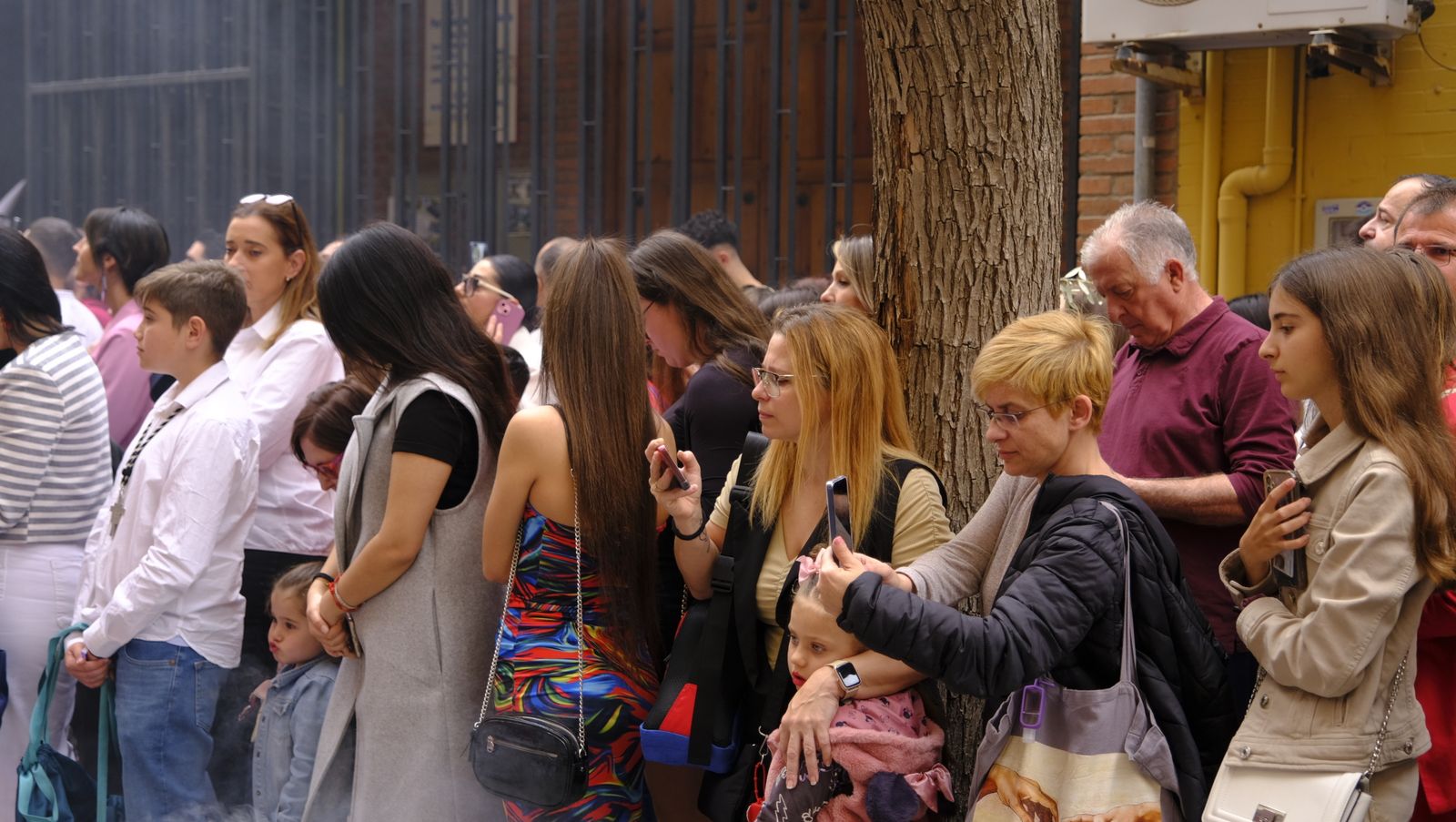 La Borriquita procesiona por las calles de Almería, en imágenes