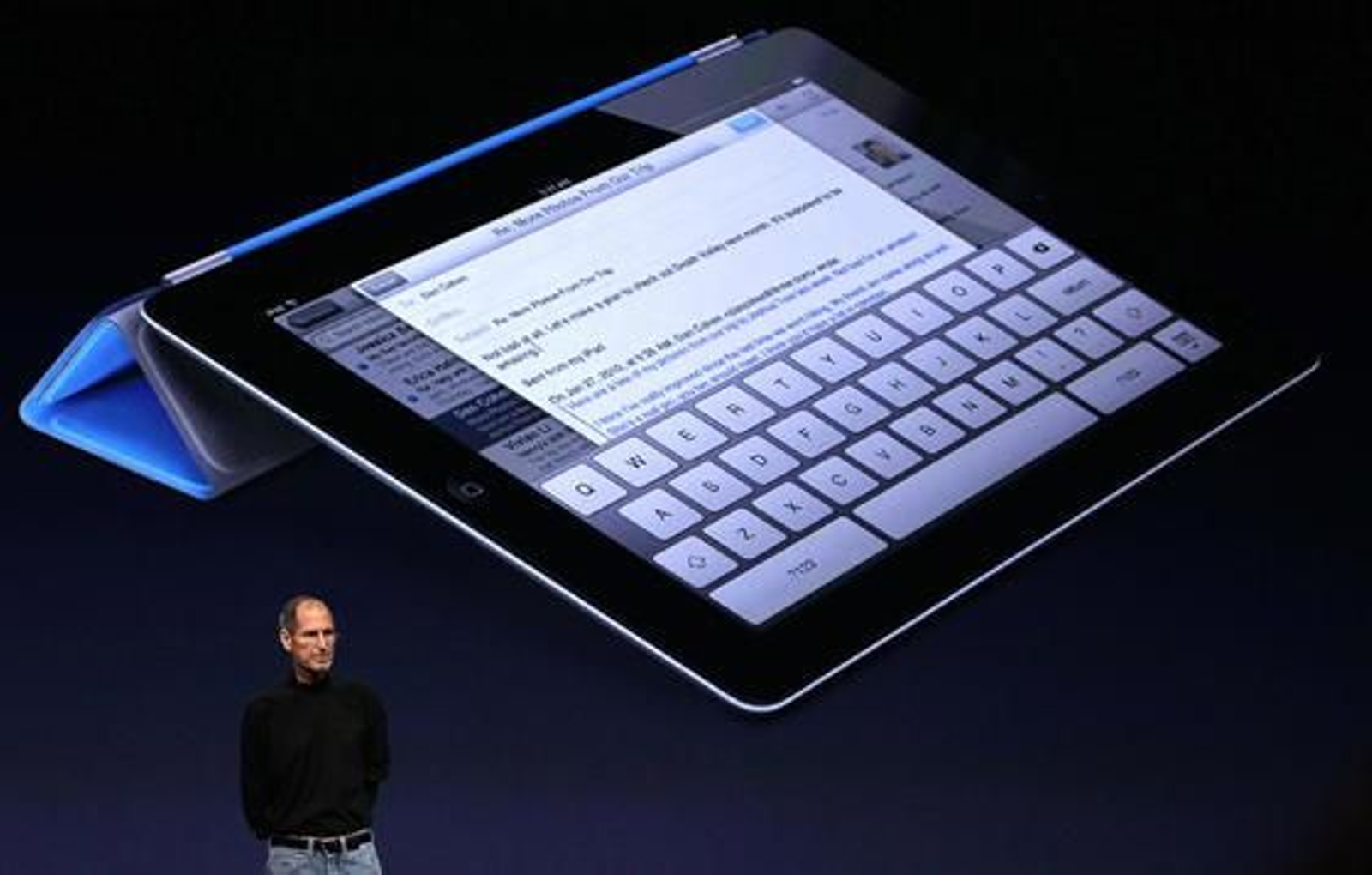 Steve Jobs presenta el iPad 2, la nueva versión del 'tablet' de Apple.

Foto: AFP Photo