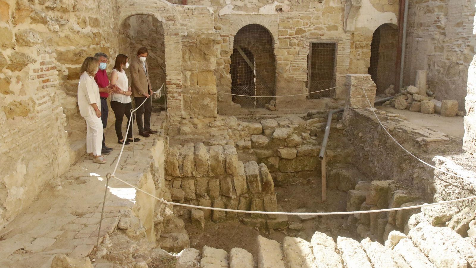 Restos de los baños árabes de La Pescadería