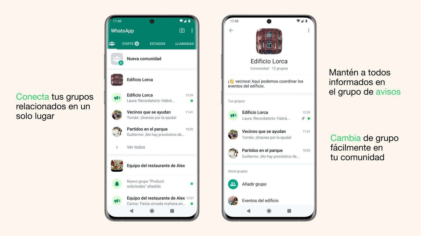 Comunidades en WhatsApp Comunidades en WhatsApp