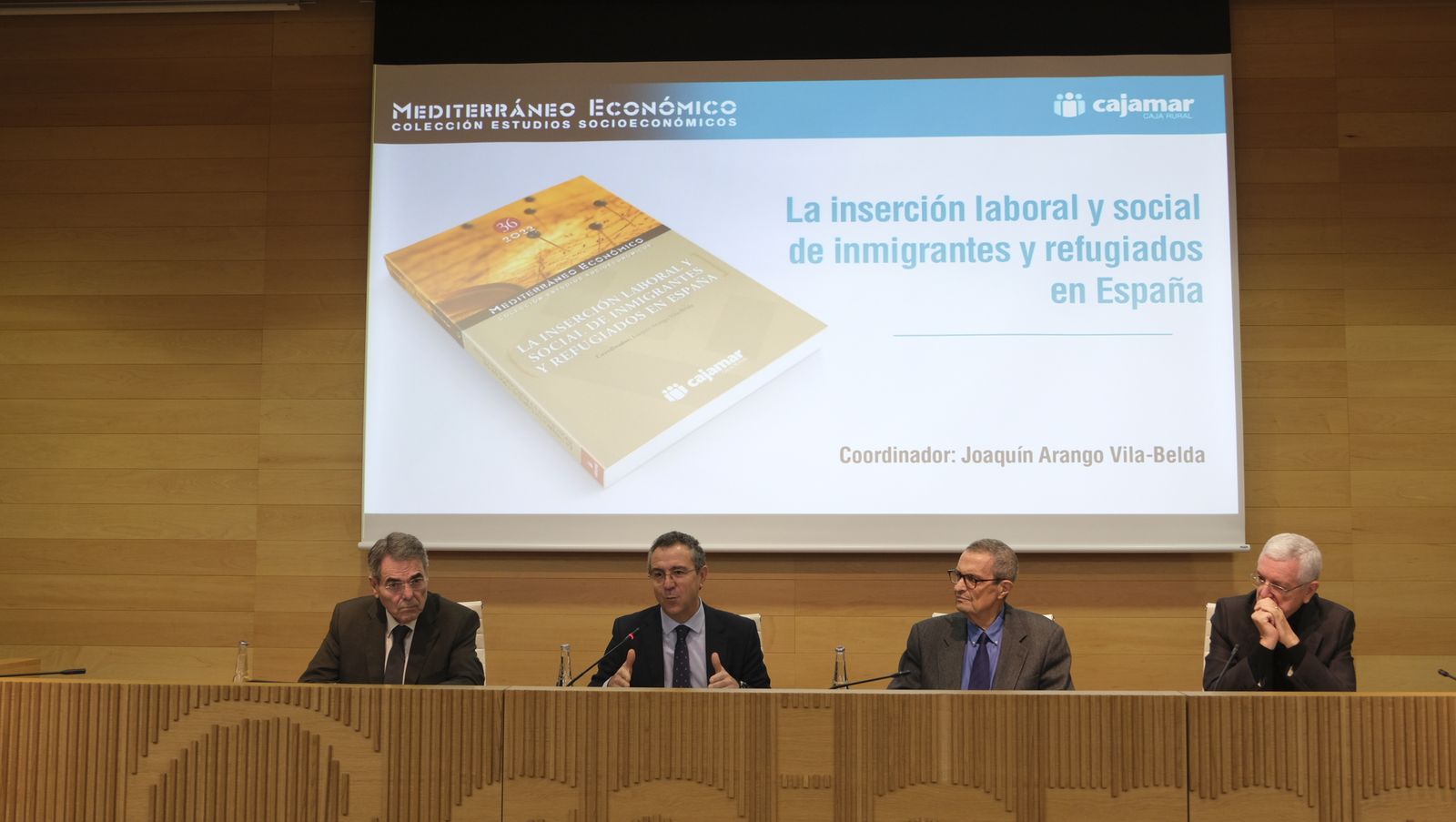 De izq. a dcha. Jerónimo Molina, Eduardo Baamonde, Joaquín Arengo- Vila y Manuel Guitérrez