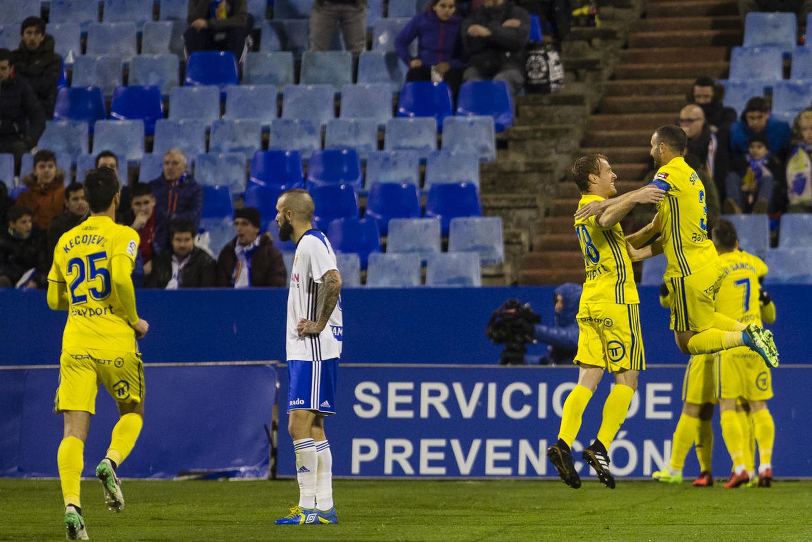 Las imágenes del Zaragoza-Cádiz