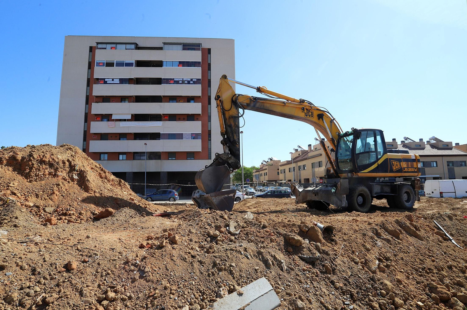 Obras para la construcción del centro de Proyecto Hombre.