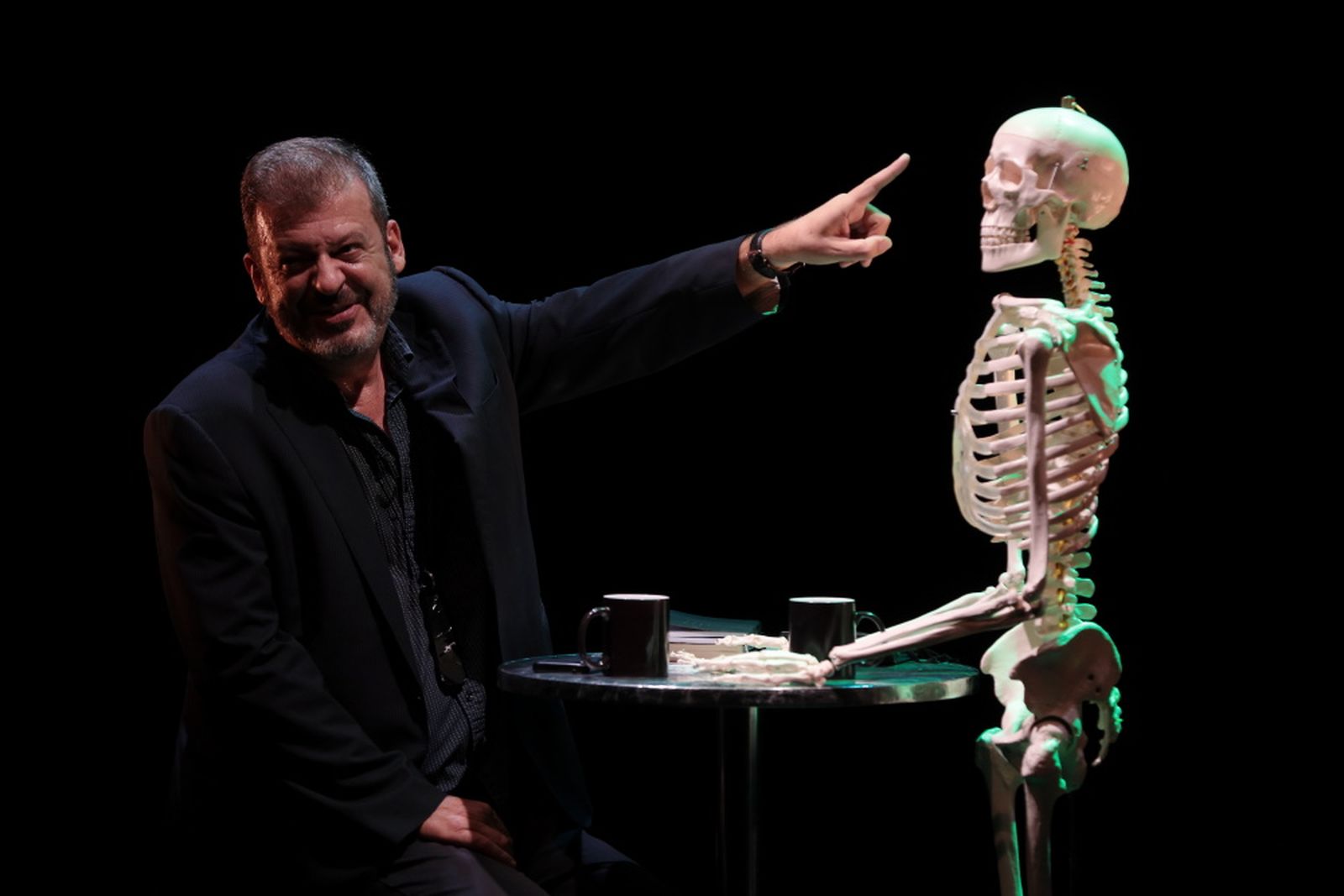 Un momento de la obra 'En la punta de la lengua'