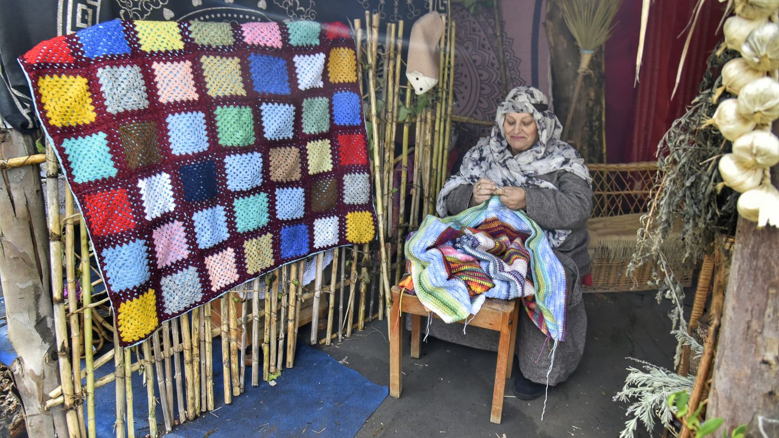 El Belén viviente de Pelayo tras el incendio
