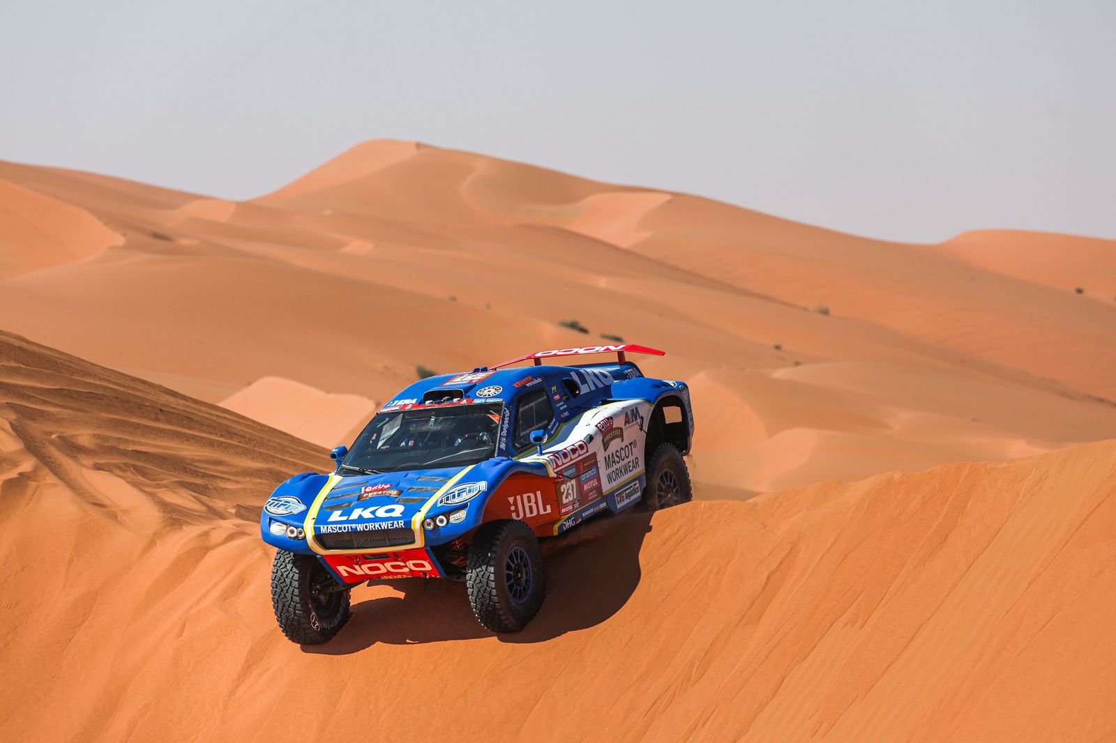 Las mejores fotos del Dakar por las dunas