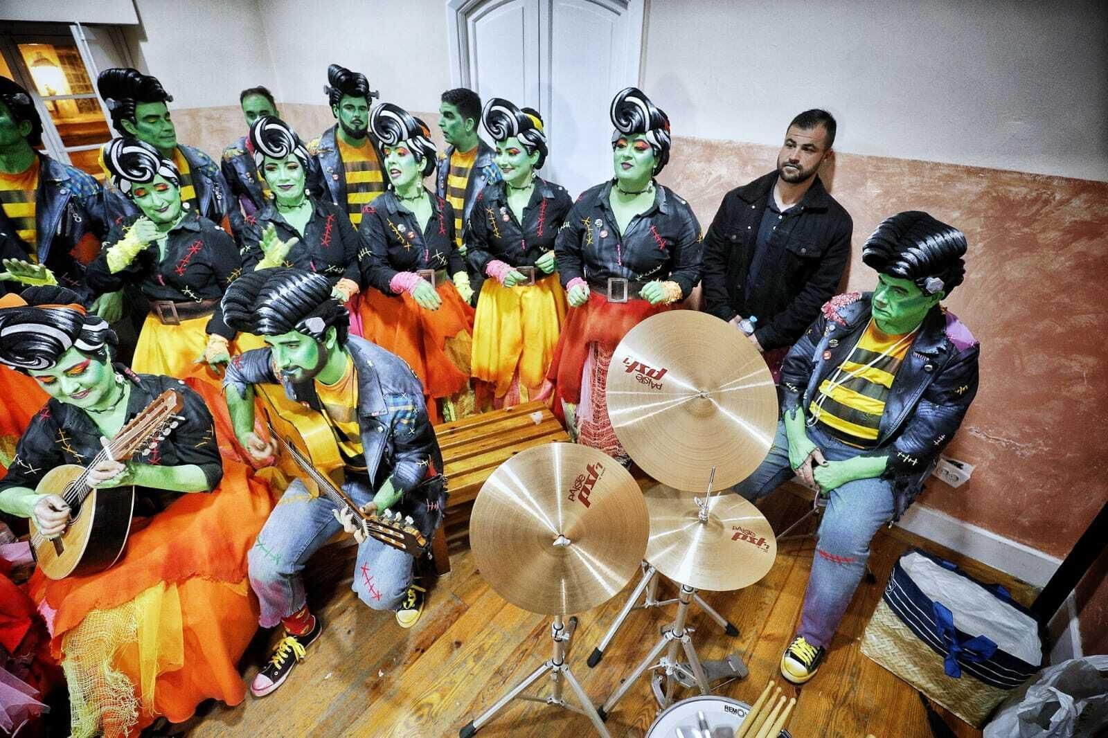 Coro Vive! en camerinos