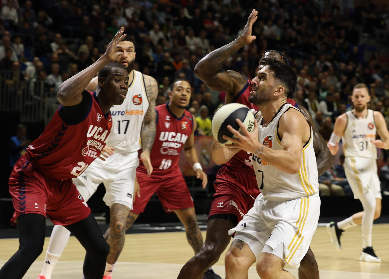 El Real Madrid-UCAM Murcia de Copa del Rey, en fotos