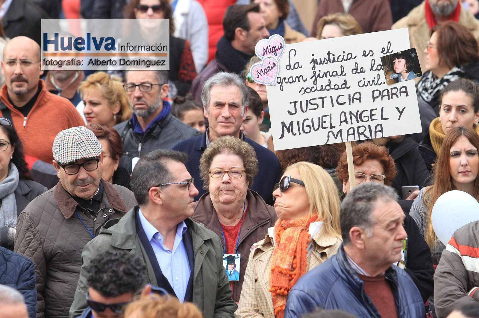 Imágenes de la manifestación contra la derogación de la prisión permanente revisable celebrada en Huelva