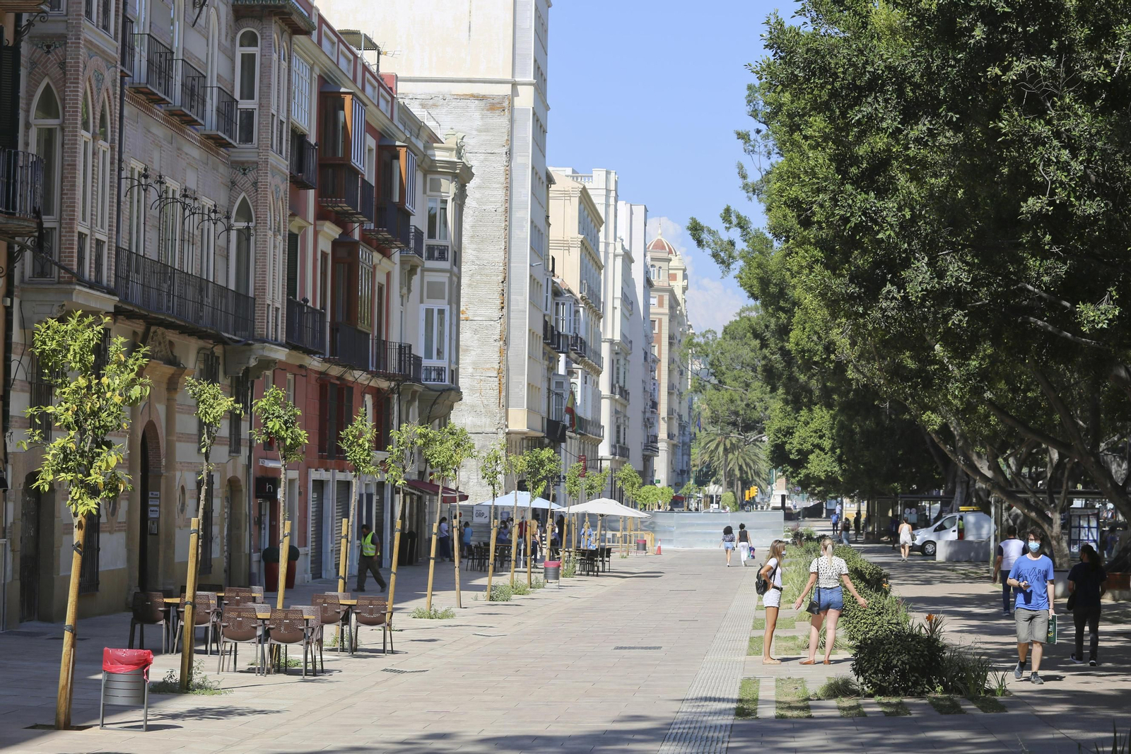 Las fotos de la Alameda Principal de Málaga Las fotos de la Alameda Principal de Málaga