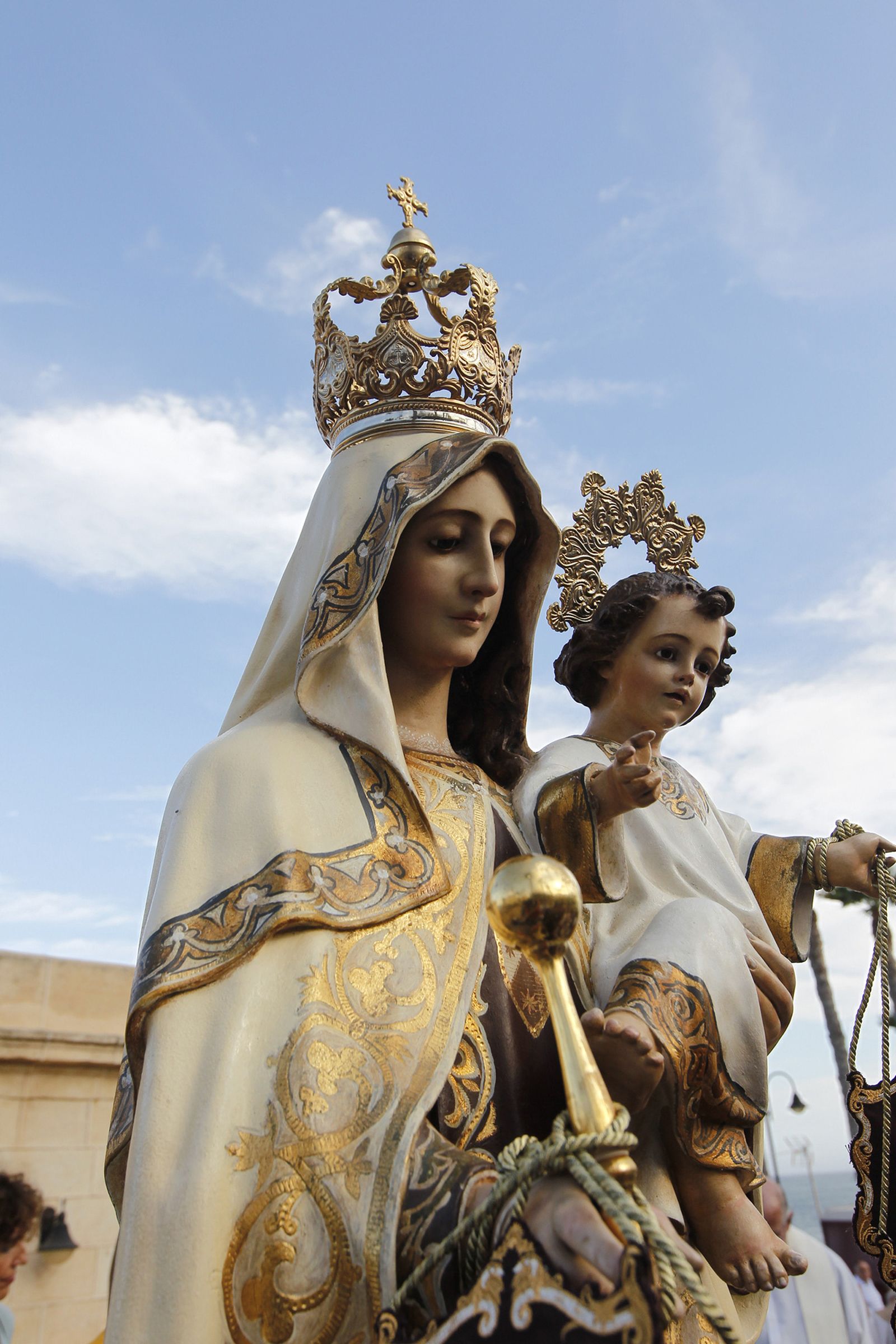 Fotogalería cucaña y procesión Fiestas Santa Ana Roquetas de Mar