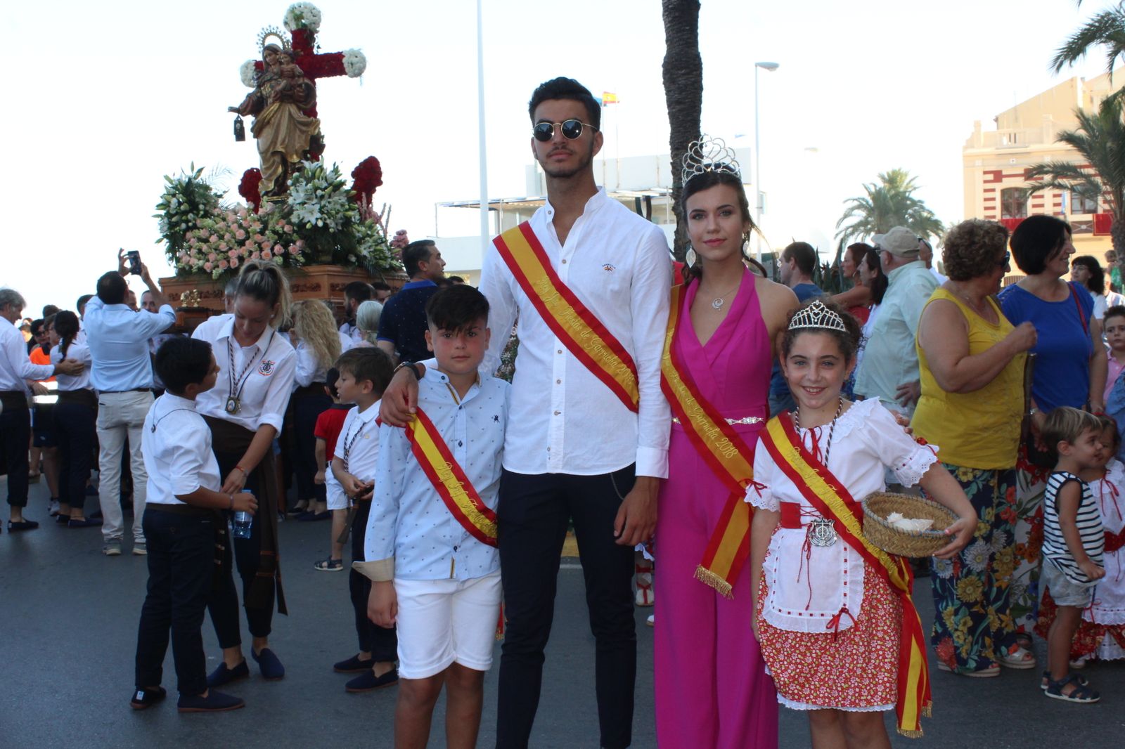 Imágenes de la procesión de la Virgen del Carmen en Garrucha