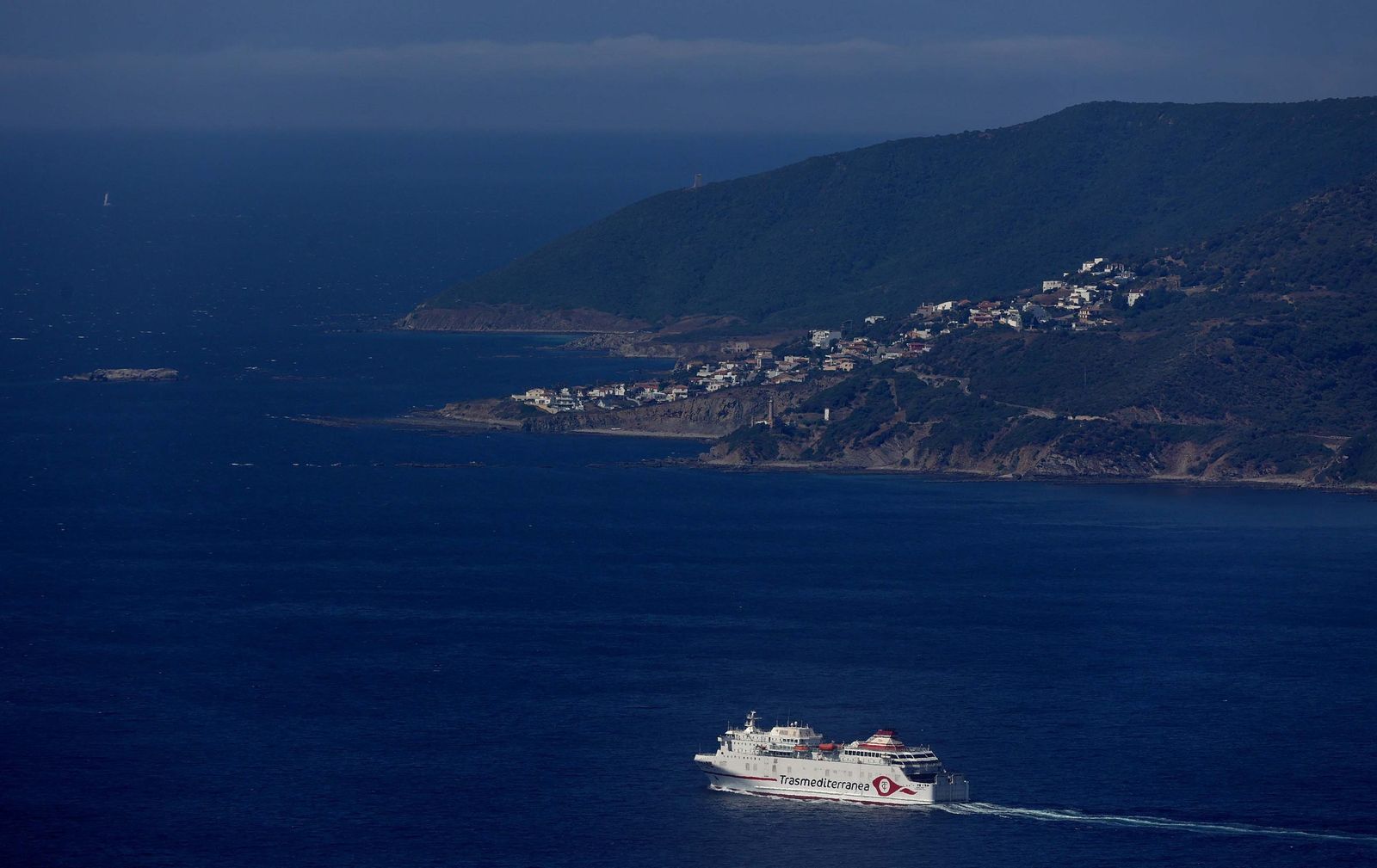 Vista de la Bahía de Algeciras desde Gibraltar.