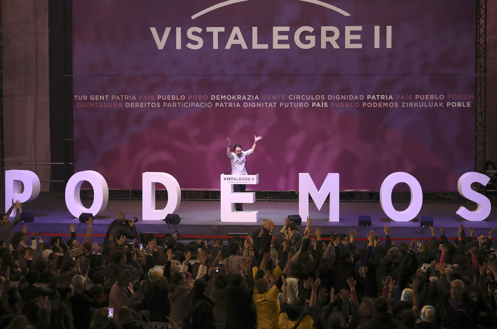 La asamblea de Vistalegre II de Podemos