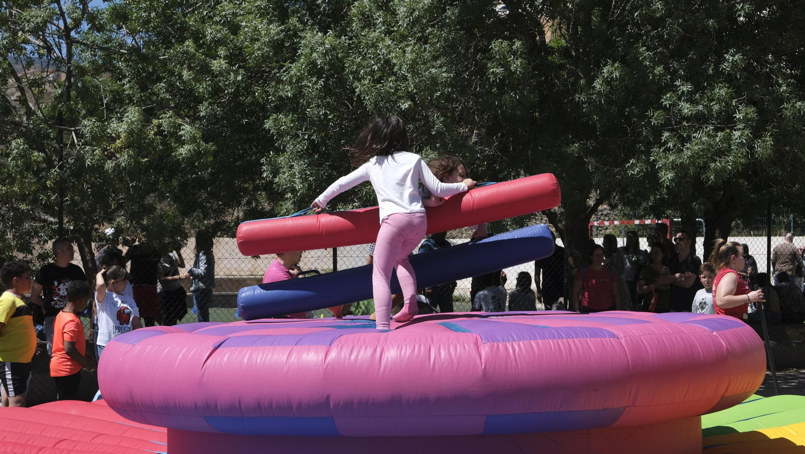 Imágenes de los juegos infantiles en las Fiestas de Abla