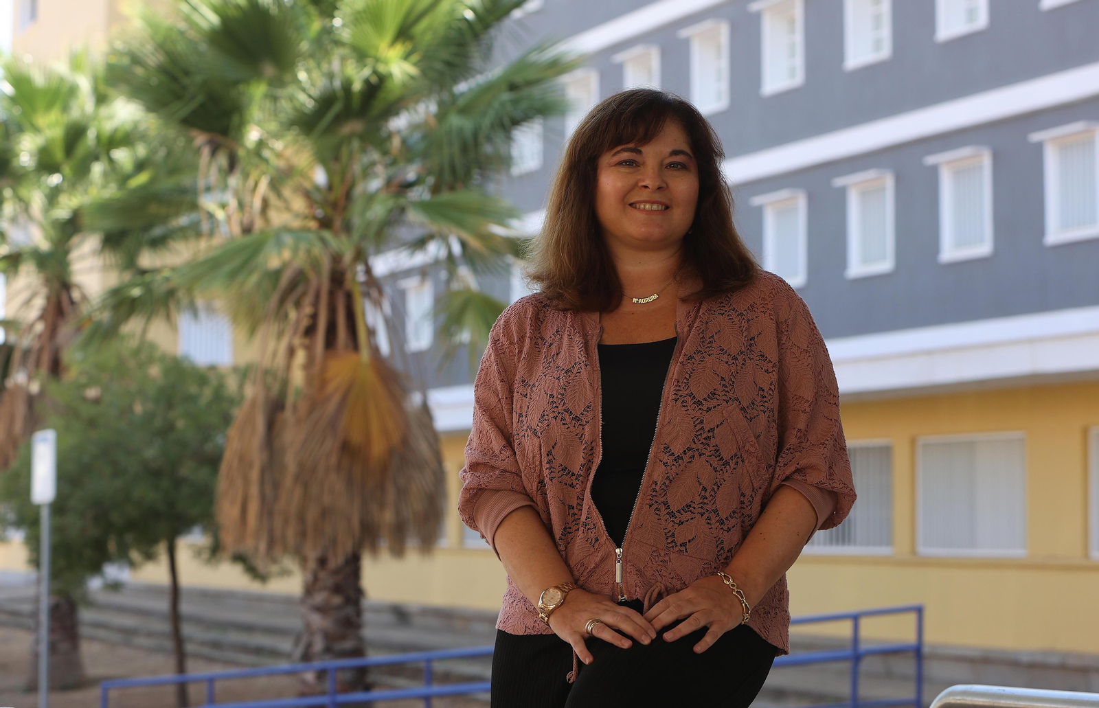 Aurora López Agüero, en la Pablo de Olavide.