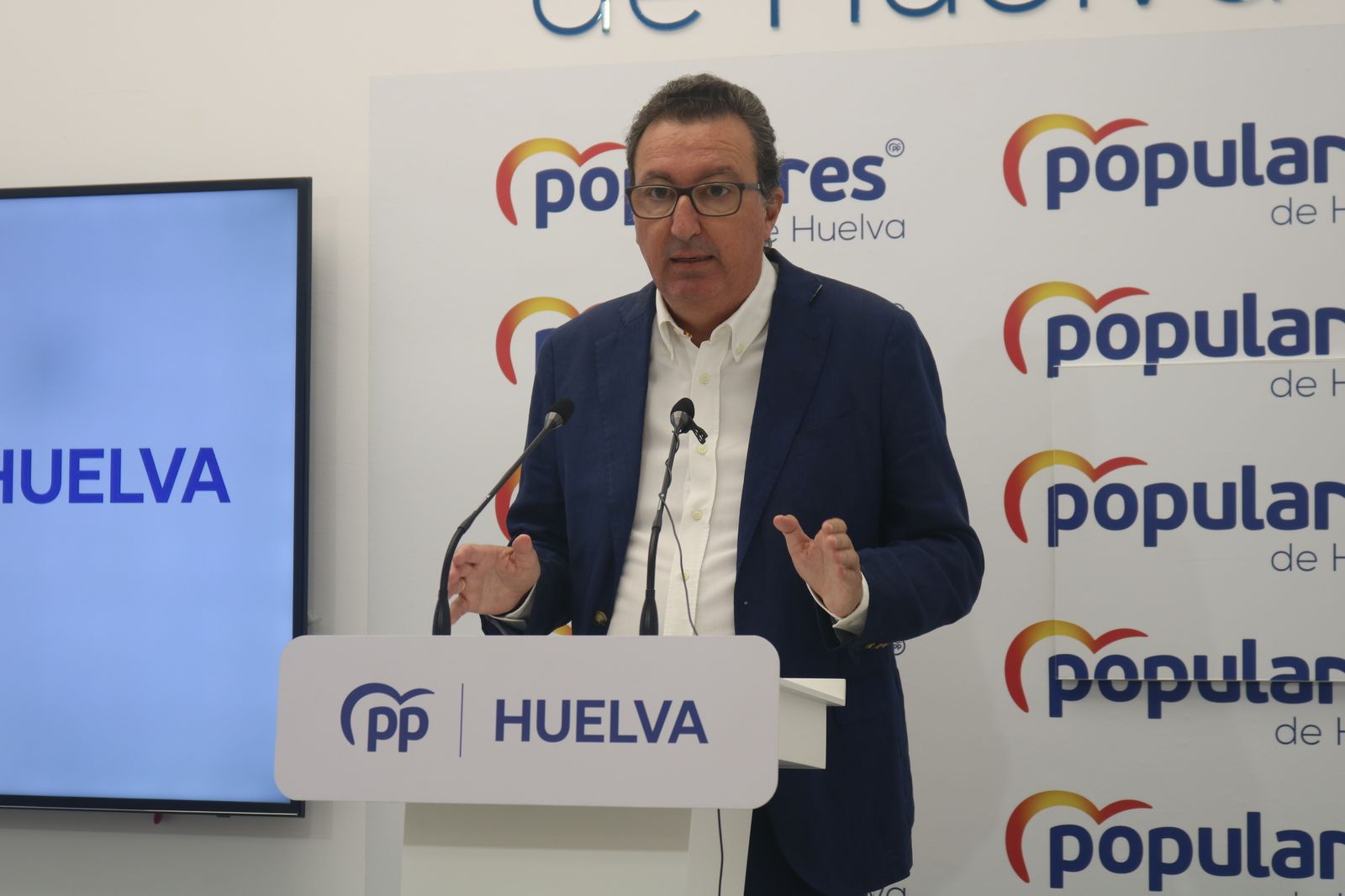Manuel Andrés González presidente del PP en Huelva.