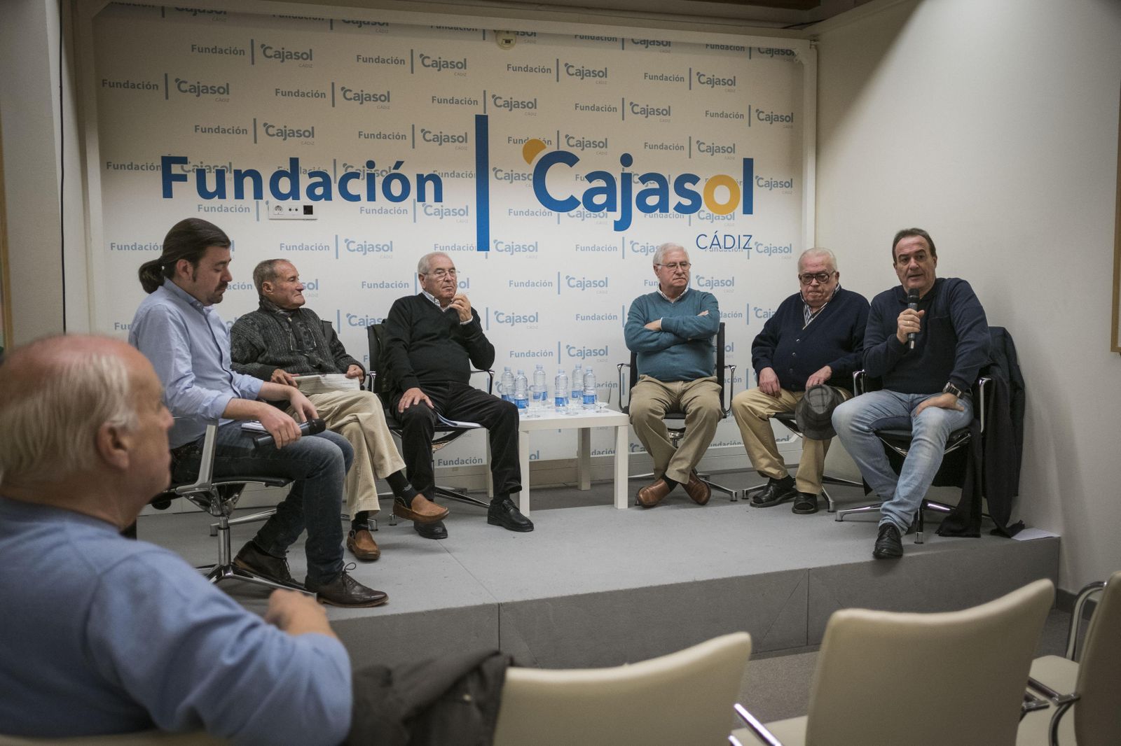 De izquierda a dcha: Santi Moreno, José Martínez Prats, Emilio López Prats, Antonio Galán, Pepe Landi y Javi Osuna.