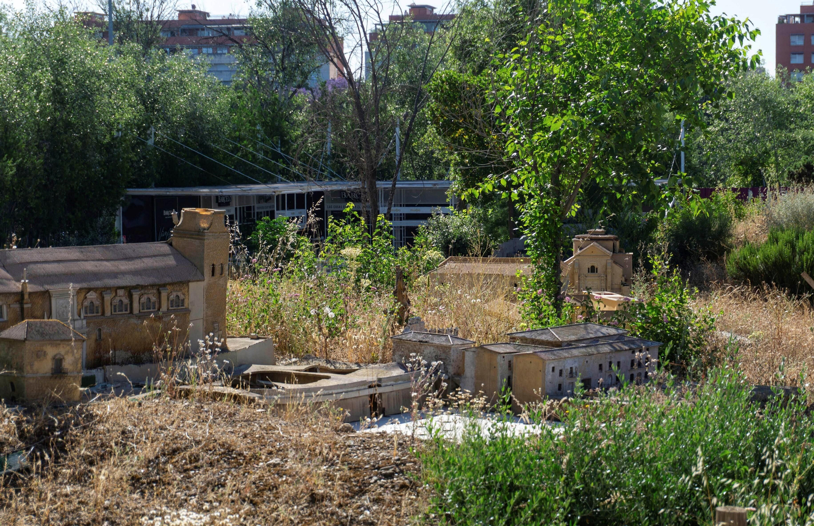 El estado de algunas de las maquetas esta misma semana.