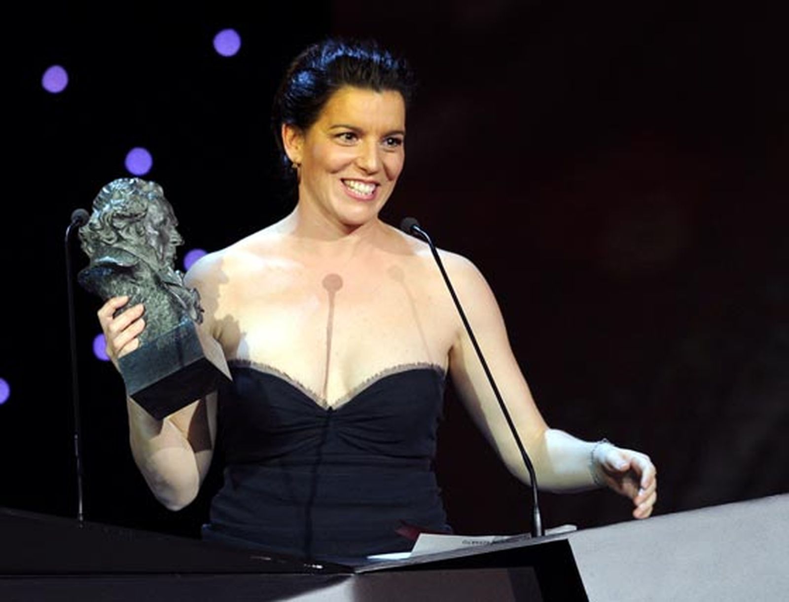 Laia Marull, Mejor actriz de reparto por 'Pa negre'. / Efe · Reuters · AFP