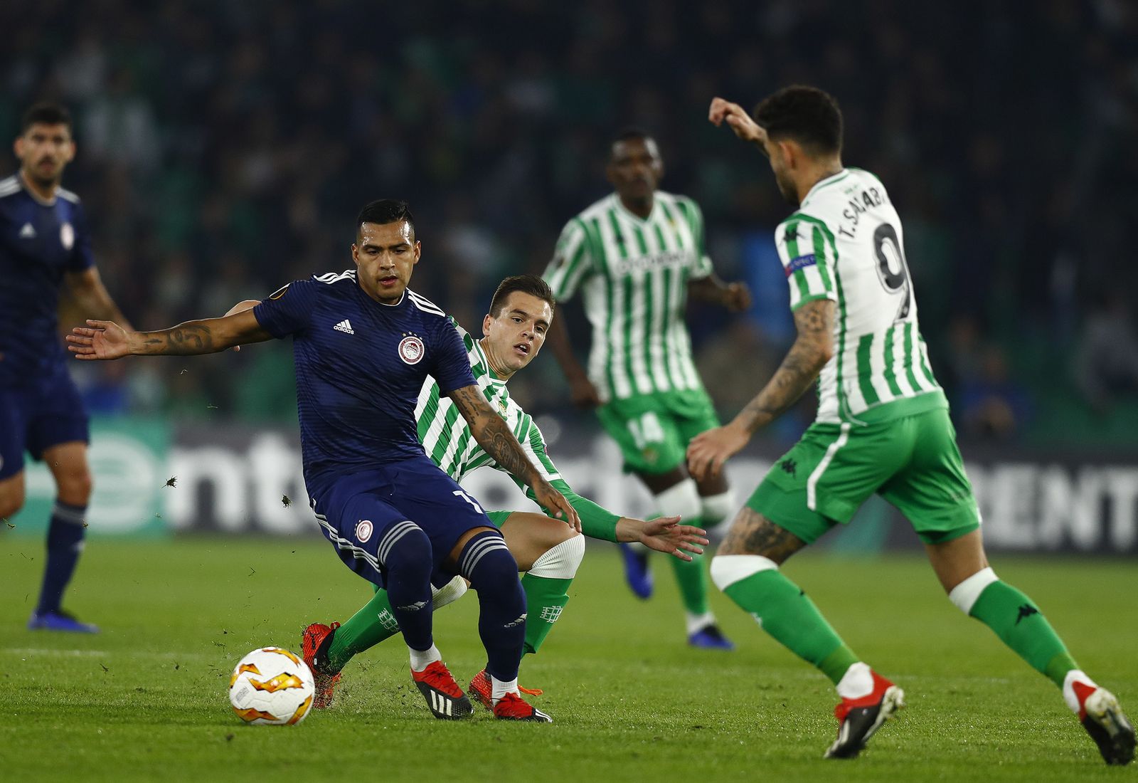 Las imágenes del Betis-Olympiacos