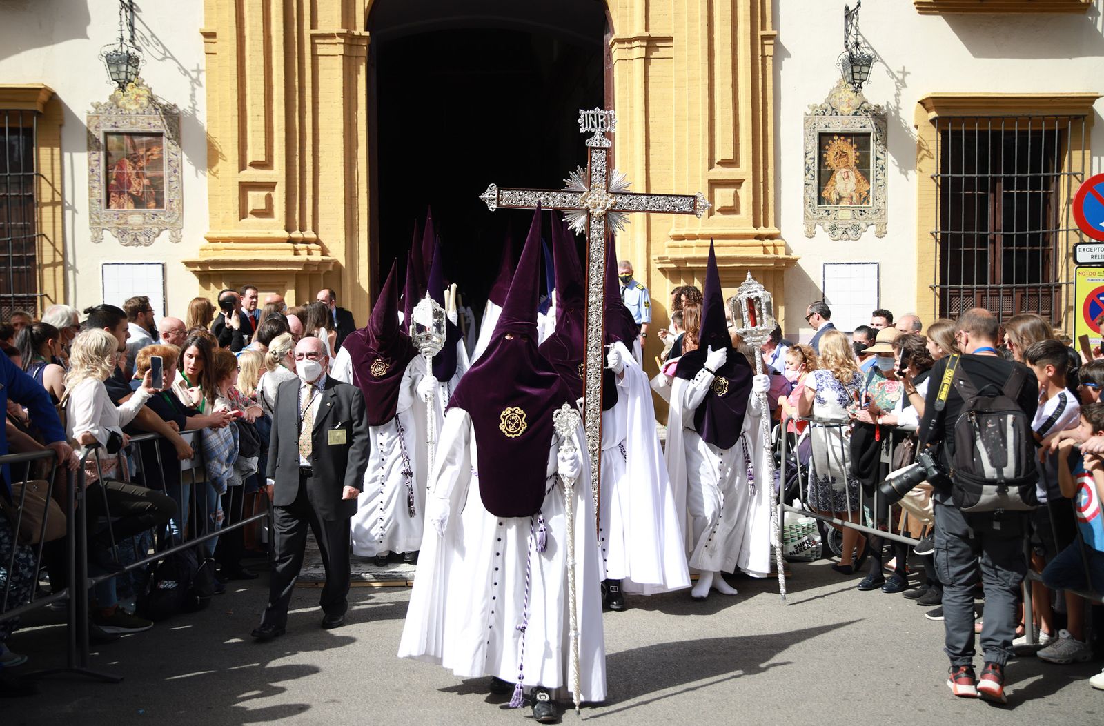 Fotos de San Roque el Domingo de Ramos en la Semana Santa de Sevilla
