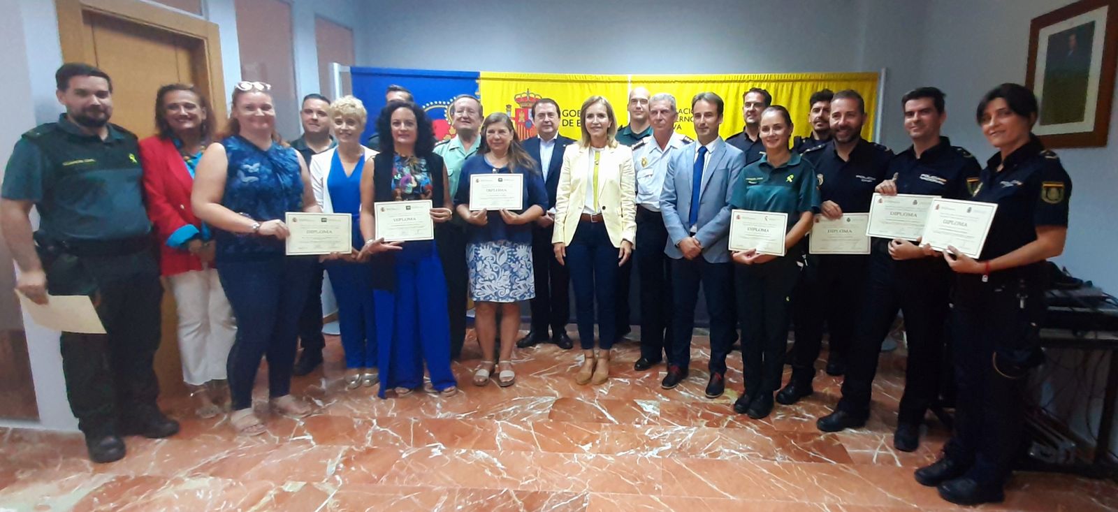 Acto de entrega de diplomas.