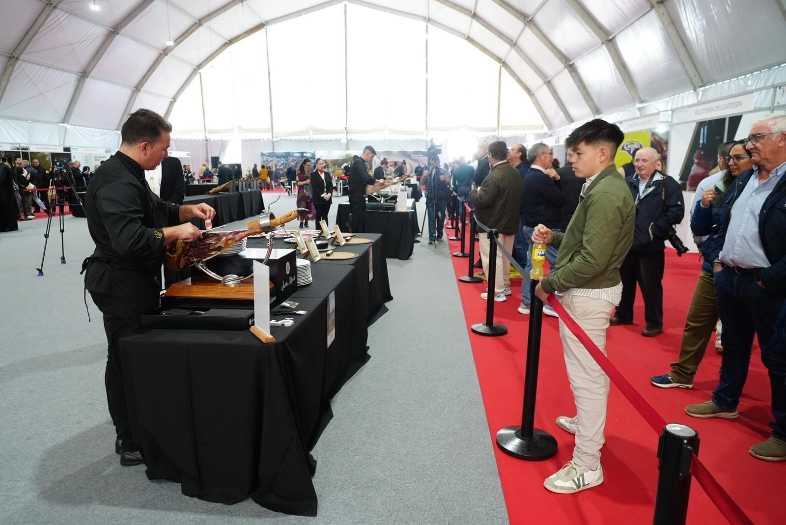 El último día de la Feria del Jamón 100% Ibérico de Los Pedroches