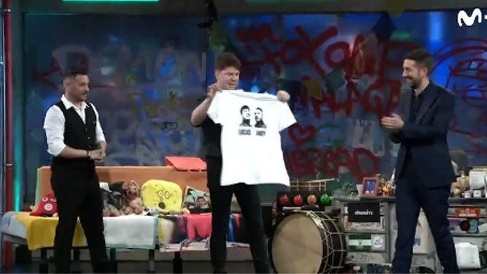 Andy y Lucas, en  'La Resistencia' con David Broncano.