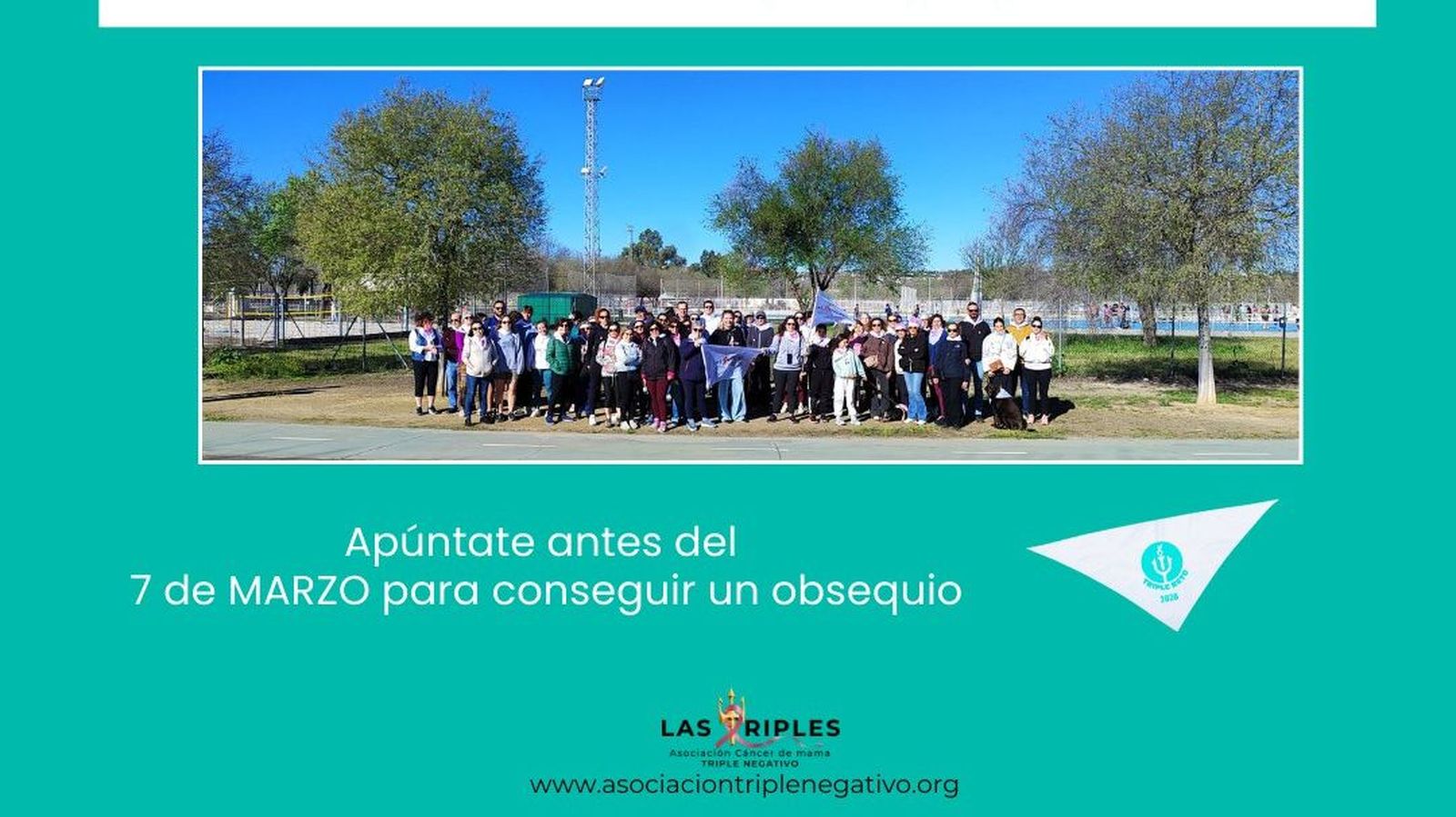 Convocatoria para la caminata de Las Triples