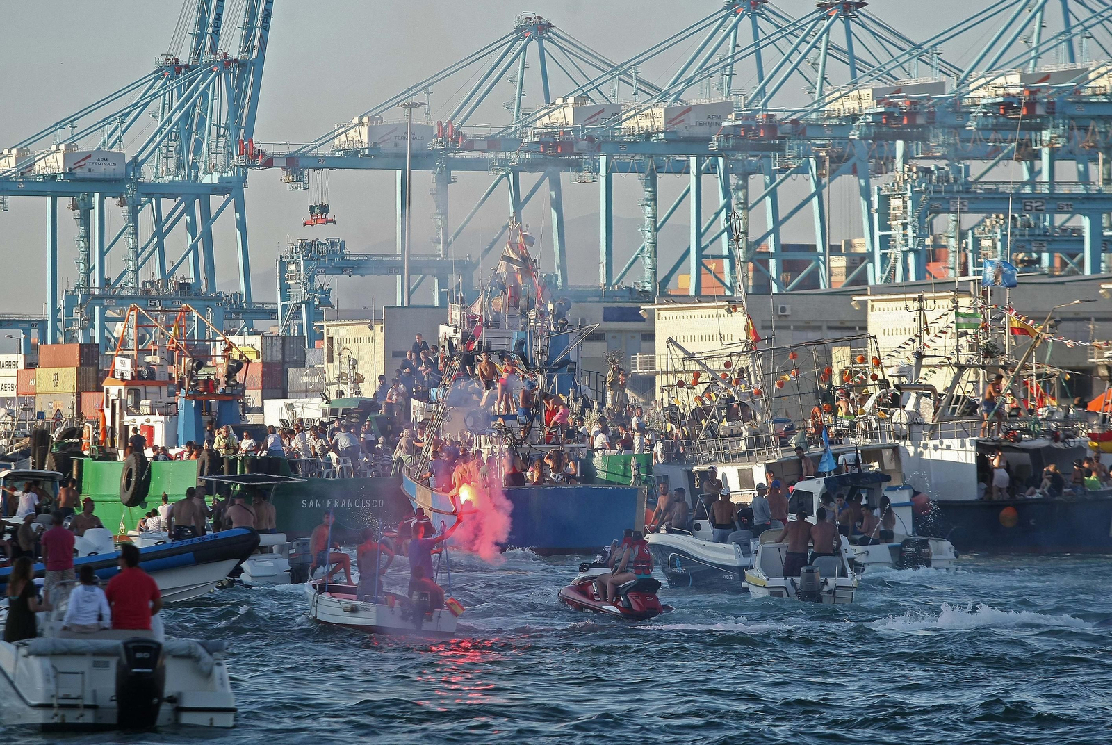 Imágenes de la Virgen del Carmen en Algeciras
