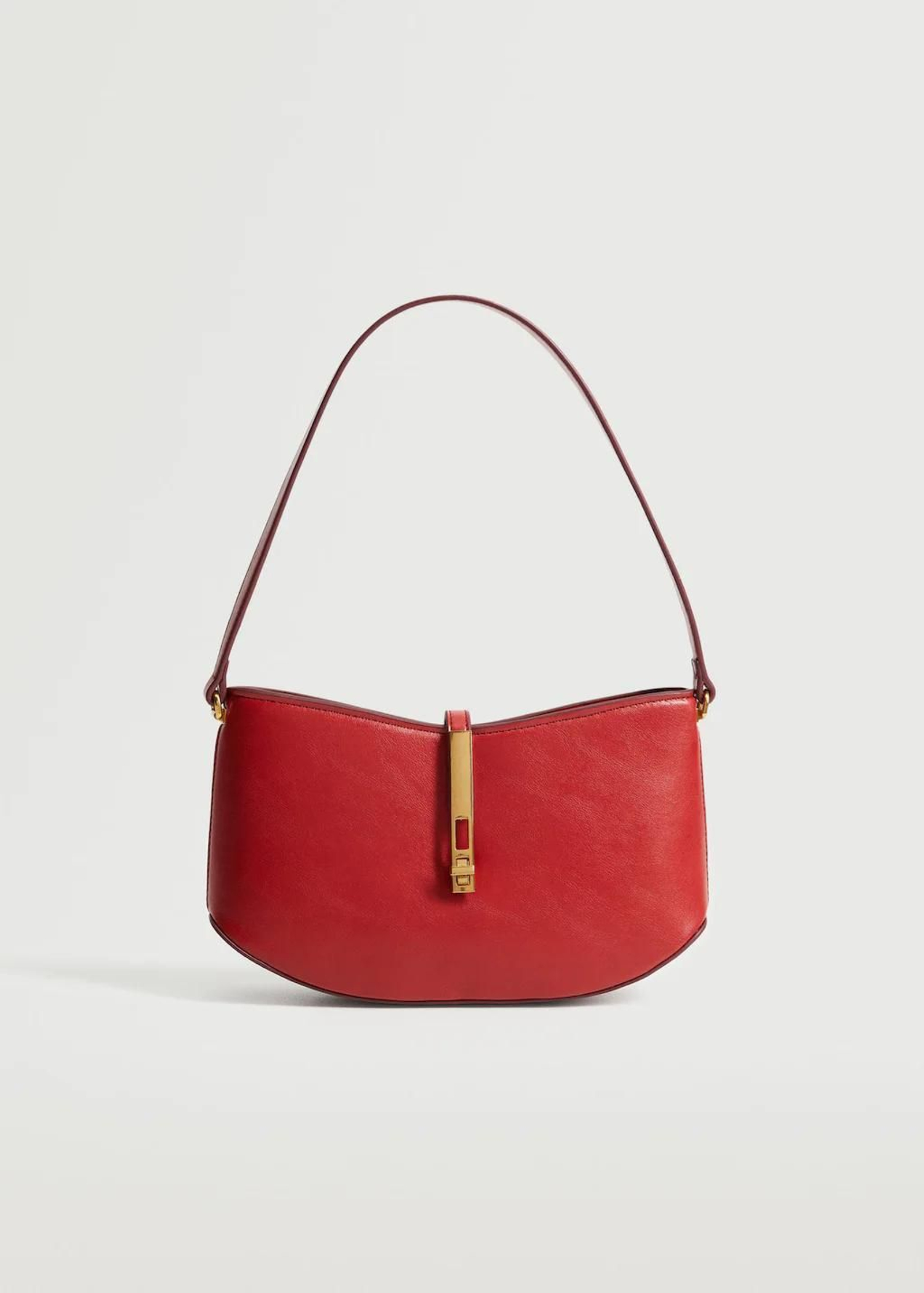 Bolso rojo de Mango.