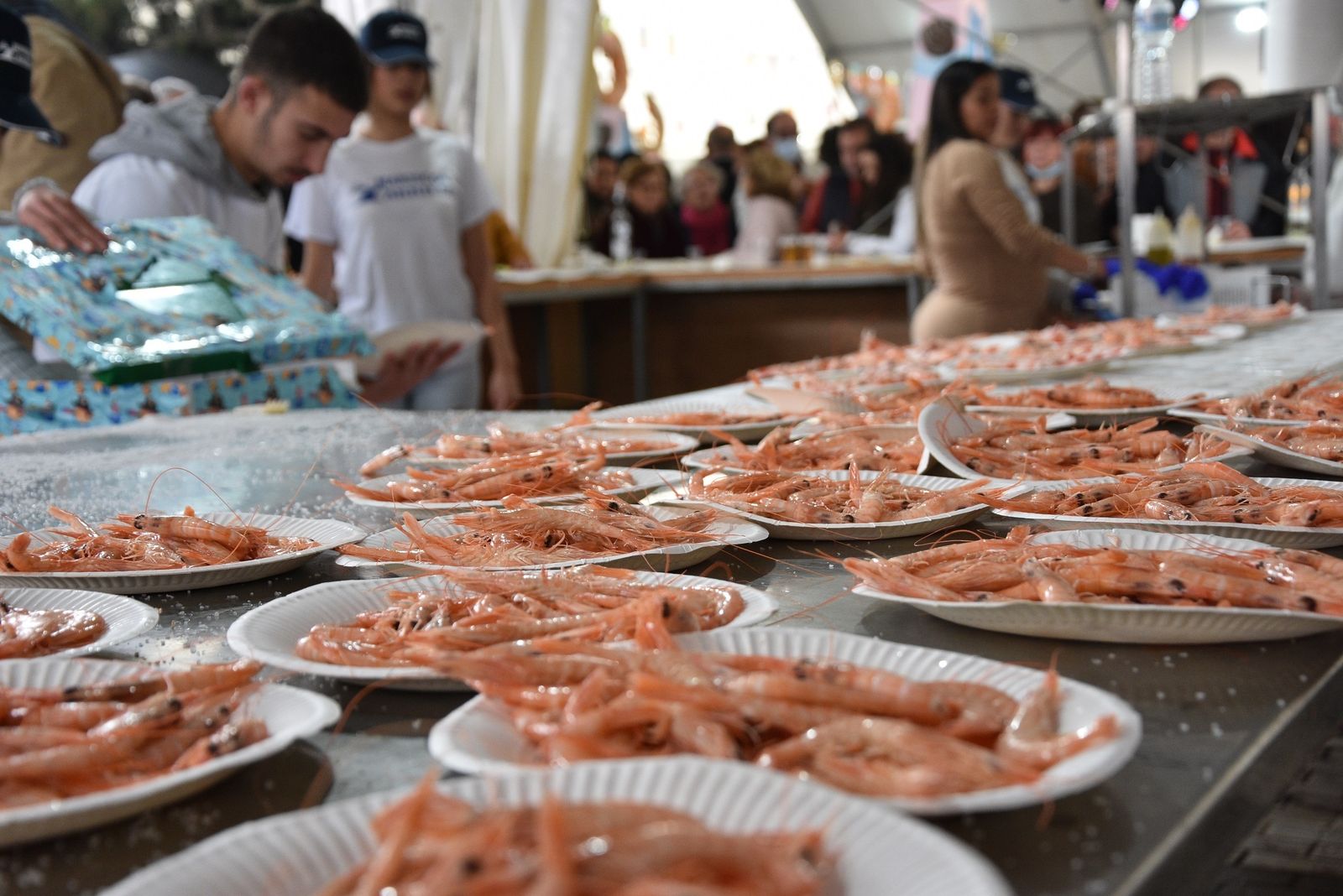 La Feria de la Gamba, la Chirla y el Boquerón de Punta.