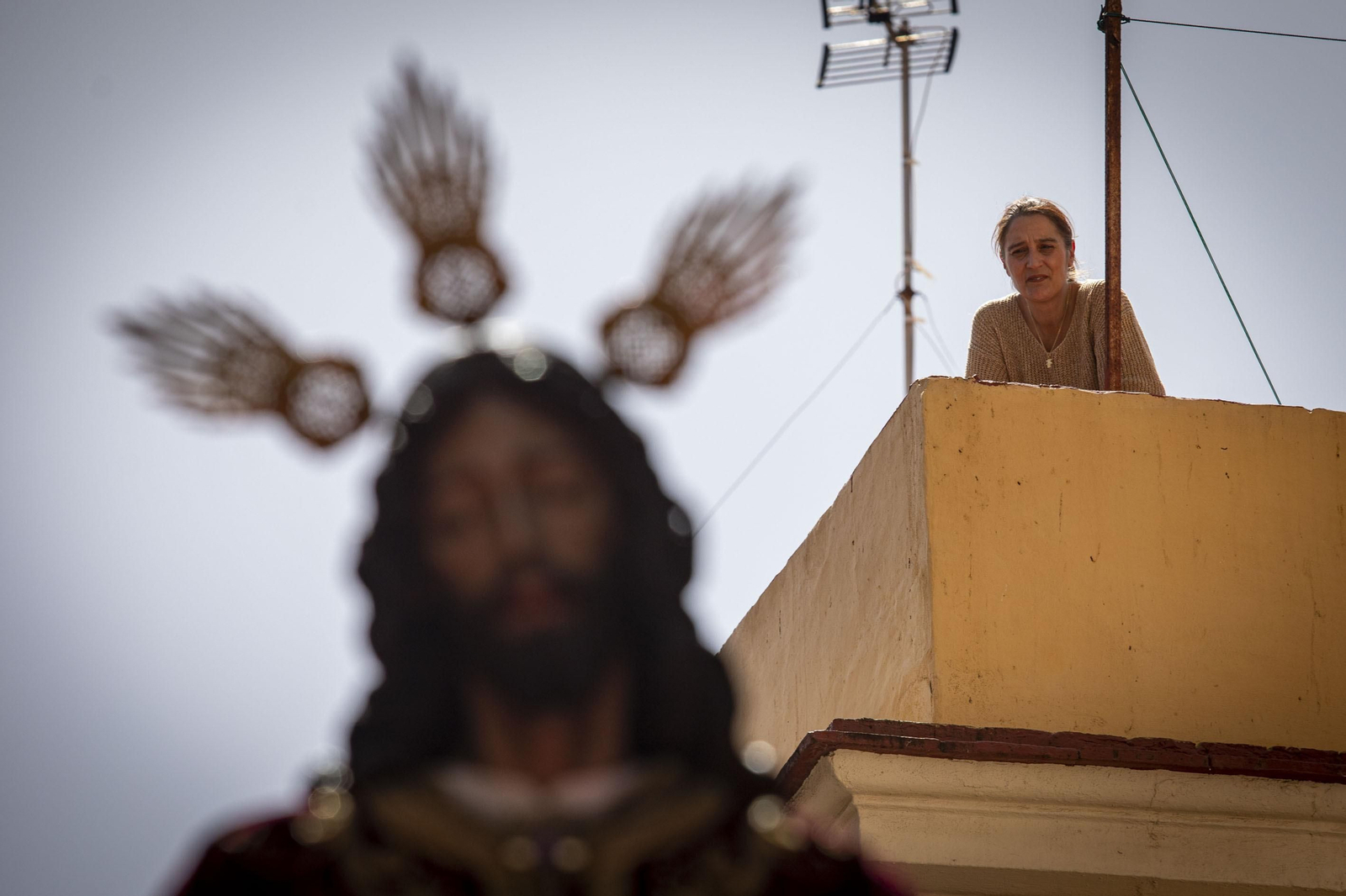 Las imágenes de la cofradía de Las Penas en la Semana Santa de Cádiz 2022