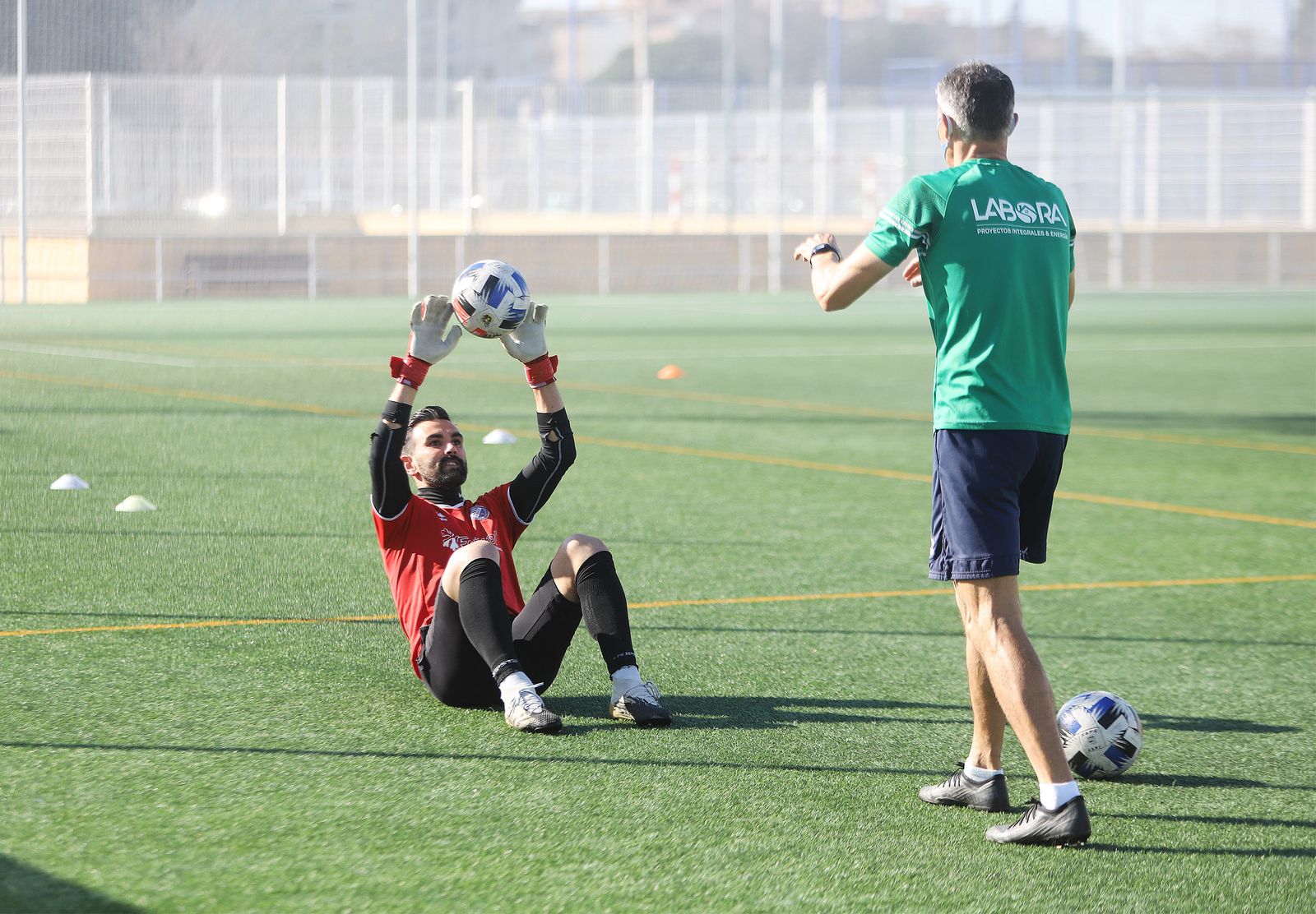 Entrenamiento del Xerez DFC en La Granja