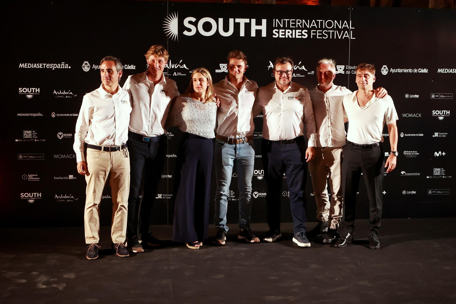 Las imágenes de la última gran alfombra roja de South International Series Festival Cádiz: Eduardo Noriega, Paco León, Ingrid Rubio, Benito Zambrano...